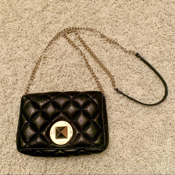 kate spade Handbags - Kate Spade Black Leather Crossbody